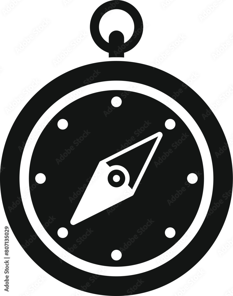 Poster global compass direction icon simple vector. path road. find near pointer