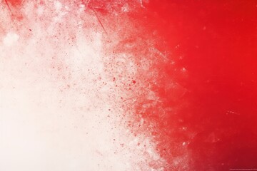 Red white spray texture color gradient shine bright light and glow rough abstract retro vibe background template grainy noise grungy empty space with copy space