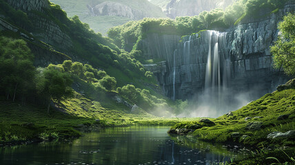 Beautiful waterfall