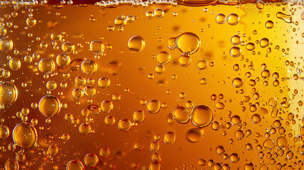 Beer with bubble for background