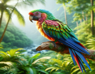 
Colorful parrot image