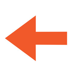 Arrow left icon design illustration.
