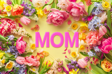 Mother's Day Floral Greeting Card 
