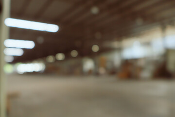 Stock product inventory blur warehouse for logistics product distributor background blurry forklift