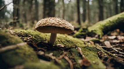 Mushroom on the Forest Floor