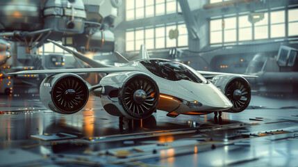 Futuristic Flying Car