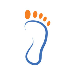 foot icon vektor