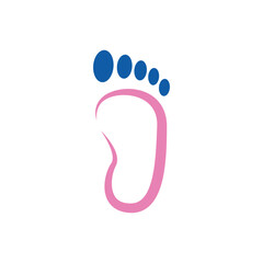 foot icon vektor