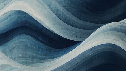Waves of blue dried color on a white background. 3d Abstract Background Wallpaper