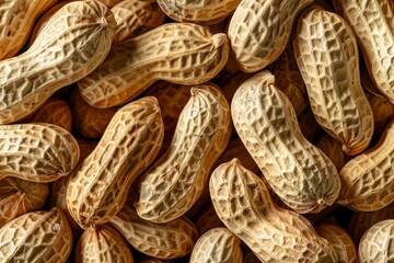 Peanuts in shells as a food background