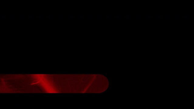 animated lower third in red, lower third with transparent background, lower third with alpha. title bar