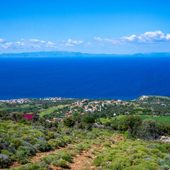 A Small Village with a View of the Aegean Sea