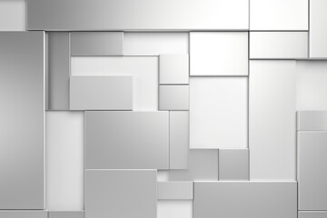Silver minimalistic geometric abstract background with seamless dynamic square suit for corporate, business, wedding art display products blank 