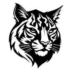 tiger head vector