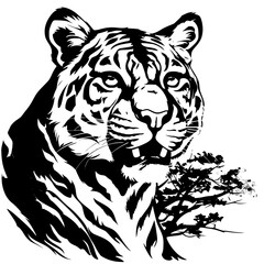 illustration of a tiger