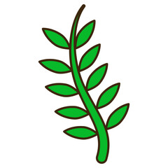 green leaf branch