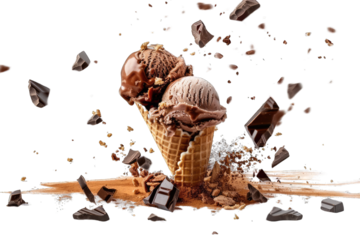 delicious ice cream explosion, png, cut out, cutout, cut-out