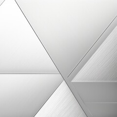 Silver thin barely noticeable triangle background pattern isolated on white background with copy space texture for display products blank copyspace 