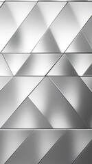 Silver thin barely noticeable triangle background pattern isolated on white background with copy space texture for display products blank copyspace 