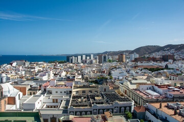 Fototapeta premium Las Palmas city in Gran Canaria, Spain