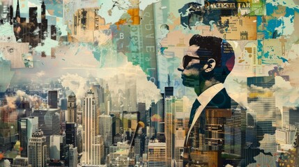 Your income will increase if you become an investment banker. Art collages.