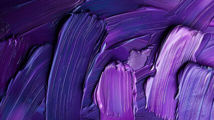 Purple blue paint mixture, wet oil painting on canvas, abstract modern art concept, color wallpaper...
