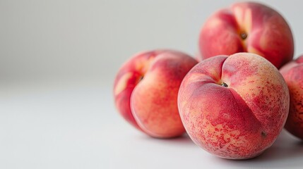 white peaches on clean isolated background no image to provide a caption for