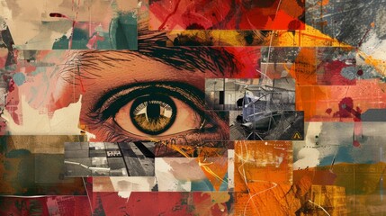 The art of collage in safety training. Online training on safety measures.