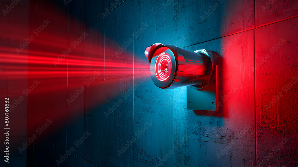 Poster photo realistic intrusion vector icon representing prevention of unauthorized access in digital conc