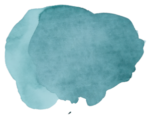 PNG Clean teal blue shape diaper stain ice.
