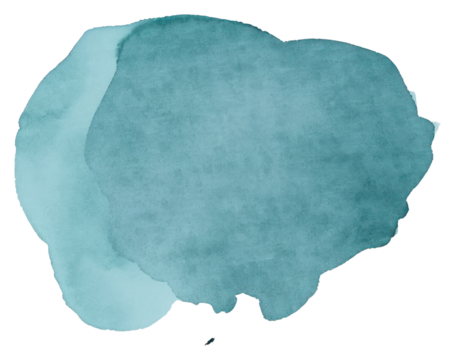 PNG Clean teal blue shape diaper stain ice.