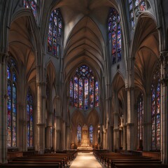 Obraz premium interior of saint cathedral city