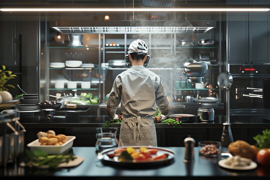 Immerse viewers in a culinary masterpiece with a virtual reality twist