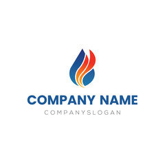 Drop logo design, vector logo design, illustration 