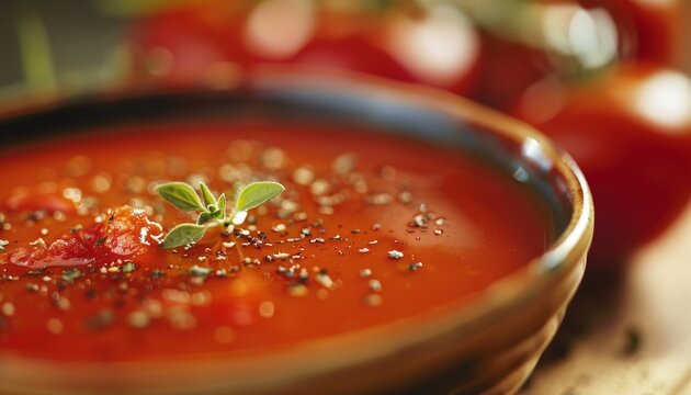 tomato based broth or condiment