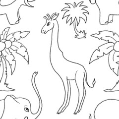 seamless abstract pattern background fabric fashion design print wrapping paper digital illustration art texture textile wallpaper apparel image 