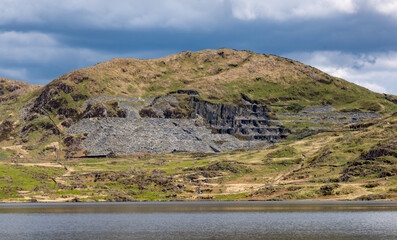 Views around Llyn cwmystradllyn and its valley