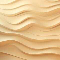 Tan panel wavy seamless texture paper texture background with design wave smooth light pattern on tan background softness soft tan shade with copy 