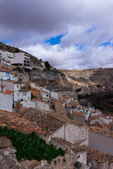 Obraz premium vistas casas en la montaña