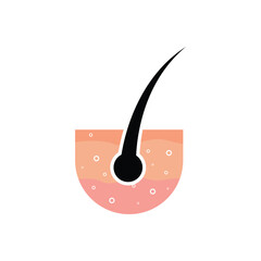 root hair icon vektor