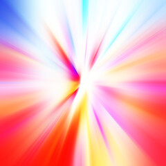 Obraz premium Colorful zoom motion effect. Abstract background. Color lines. Colored texture backdrop and banner. Multi color gradient pattern and textured wallpaper.