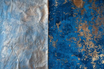 Old blue and brown paper texture,  Abstract background and texture for design