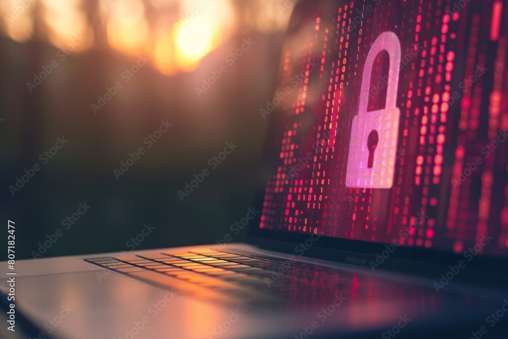Poster vpn and encryption technology ensure secure transactions and online security in cyberspace, focusing