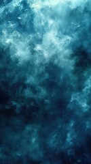 Fototapeta premium Abstract smoke on black background. Fantasy fractal vertical texture. Digital art. 3D rendering.