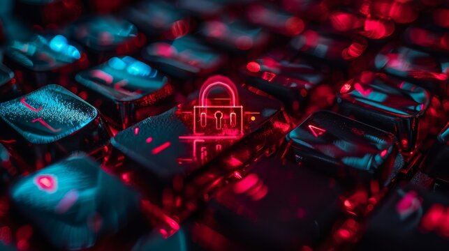 Data privacy and secure server management in IT security: A system protecting digital identity and information.