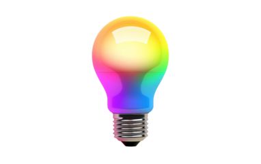 light bulb isolated on white