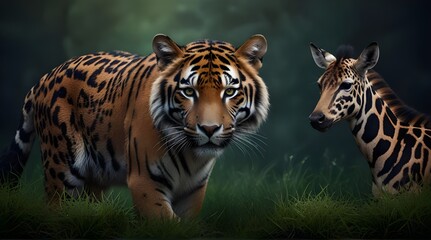 Obraz premium animal background graphics.generative.ai