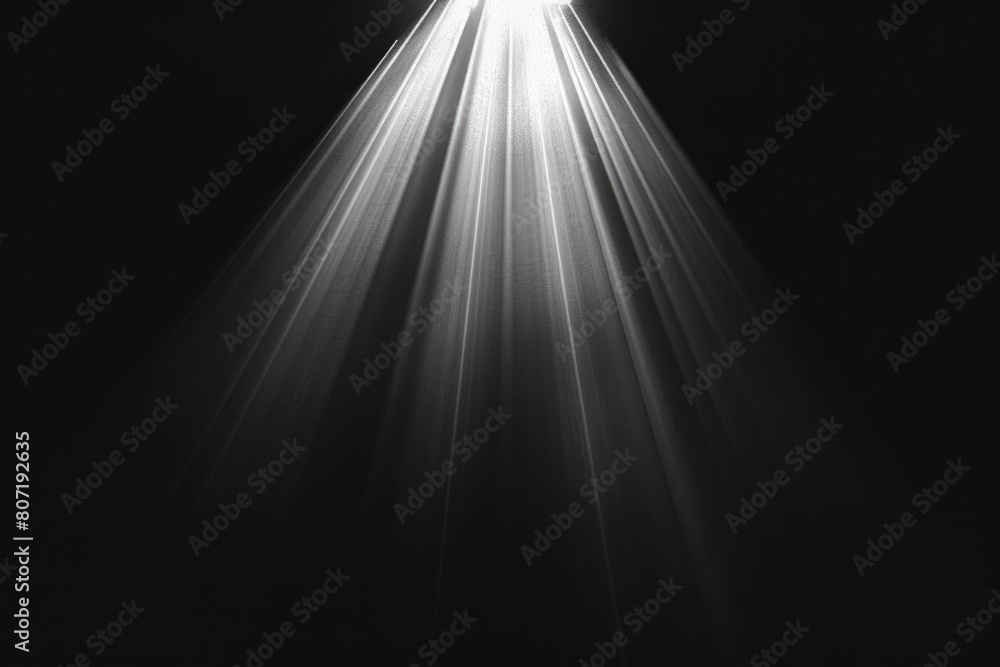 Poster rays of light isolated on the black background for overlays design screen blending mode layer