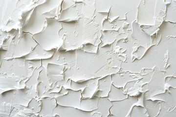 White paint on a wall as a background,  Texture close-up