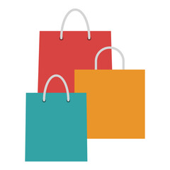 Shopping bags and offers icon